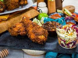 Fried Chicken With Honey Gochujang Sauce Food Processor Recipes Fried Chicken Recipes