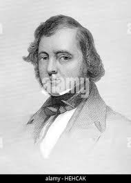 SAMUEL LOVER (1797-1868), irischer Autor und Komponist von 1858  Stockfotografie