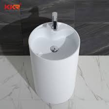 Every style of basin can suit a range of bathrooms and purposes. China Commercial Pedestal Bathroom Hotel Freestanding Stone Sinks China Freestanding Stone Sinks Stone Sinks