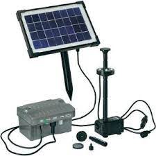 Pompe solaire pour fontaine solarmax : Pompe Bassin Solaire Jardiland