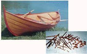 Faering Design Copper Nails Roves And Fasteners Copper Nails Wooden Canoe Boat