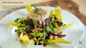 Warm Goat Cheese Salad Bruno Albouze The Real Deal Warm Goat Cheese Salad Goat Cheese Salad Cheese Salad