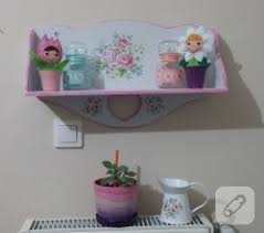 Mobilya Boyama Diy Ahsap Rafa Dekupaj Yapimi Ahsap Raf Mobilya Boyama Mobilya