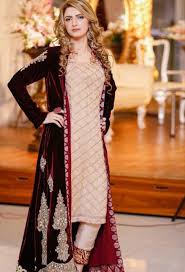 Pakistaniwedding Pakistan Bridal Embriodery Dress Www Hinab Com Velvet Dress Designs Pakistani Bridal Dresses Pakistani Formal Dresses