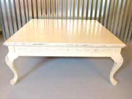 Vintage coffee, console, sofa & end tables : Ivory Square Coffee Table Sue Bee Vintage Rentals Llc