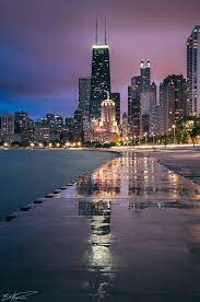Lakefront Path Oak Street Beach Evening View Chicago Pin Of The Day 2 1 2015 Chicago Travel Chicago Photography Chicago City