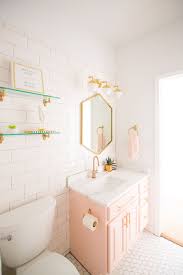 modern glam blush girls bathroom design girls bathroom design girly bathroom girls bathroom