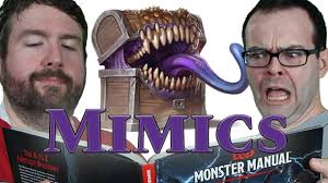However, very rarely, a mimic will be born with higher intelligence on par with its erstwhile prey. Mimics In 5e Dungeons Dragons Web Dm Youtube