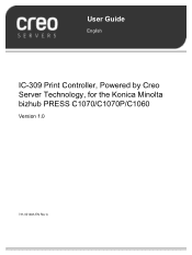 All drivers available for download have been scanned by antivirus program. Konica Minolta Bizhub Press C1070 1070p Manual