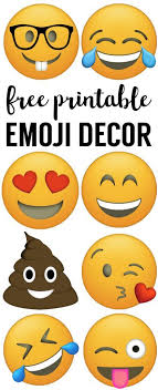 Malbilder emojis smileys und gesichter ausdrucken. Emoji Faces Printable Free Emoji Printables Emoji Party Decorations For A Birthday Party Baby Show Emoji Party Decorations Emoji Birthday Party Emoji Party