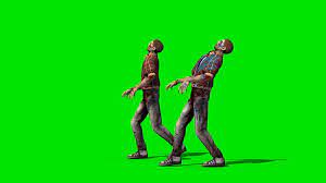 Two Zombies Walking Green Screen 3D Rend... | Stock Video | Pond5