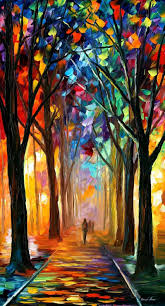 The palette in the name is a reference to an artist's palette which is used for mixing oil paint and acrylic paints. Alley Of The Dream Palette Knife Oil Painting On Canvas By Leonid Afremov Size 36 X20