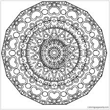 Kids, adults and your entire family! Fancy Mandala Coloring Pages Mandala Coloring Pages Coloring Pages For Kids And Adults