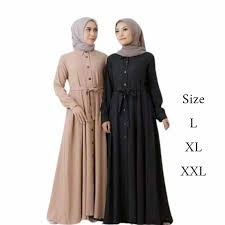 Baju gamis muslim pria biasanya digunakan pada saat hari besar ke masjid dan hari lebaran. Harga Gamis Hitam Terbaik Fashion Muslim Juli 2021 Shopee Indonesia