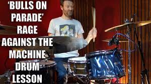 Bulls On Parade Rage Against The Machine Drum Lesson Youtube