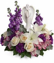 Preserve your cherished memories in a keepsake you'll keep forever. Beautiful Hearts Bouquet Sympathy Flowers Keepsake Angel