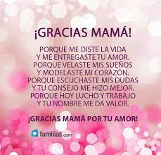 Gracias madre mejor mama gracias papa gracias por todo amor de mama mama letras gracias imagenes frases para mama poema a mama gracias maestra gracias pic gracias. Gracias Mama Pensamientos Para Mama Poema Para La Madre Frases De Cumpleanos Para Mama