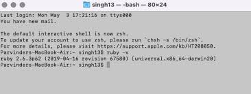 Check Update Install Ruby On Rails And Ruby On Mac The Macios