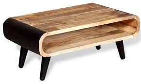 Adds the perfect farmhouse touch to your kitchen. Vidaxl Coffee Table Side Stand Lamp Solid Rough Mango Wood Living Room Furniture Midcentury Coffee Tables By Virventures Houzz