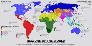 The 9 Unique Regions of the World - OBJECTIVE LISTS