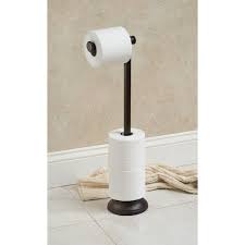 Gatco 1436bz pedestal toilet paper holder. Idesign Kent Free Standing Toilet Paper Holder Reviews Wayfair