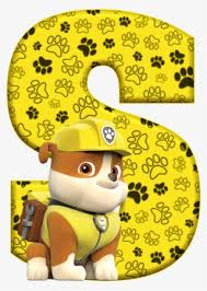 I wanna share with you this free printable paw patrol alphabet letters! H De Alfabeto Decorativo Paw Patrol Letters Everest Transparent Png 632x736 Free Download On Nicepng