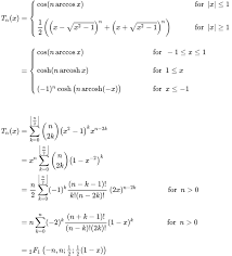 Sequences are currently available in lapack when computing eigenvalues of symmetric. Chebyshev Polynomials Wikipedia