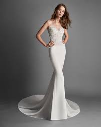 Boho Style Crepe And Lace Wedding Dress With Sweetheart Neckline And Beadwork Detail Wedding Dresses Bridal Dresses Summer Wedding Dress Beach