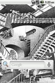 M C Escher Art Live Wall For Android Mc Escher Escher Art Mc Escher Art