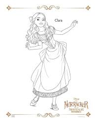 Disney Nutcracker And The Four Realms Clara Coloring Page Free Printable Coloring Pages Disney Nutcracker Nutcracker