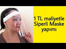 Korona Viruse Karsi Yuz Koruyucu Siperli Maske Yapimi Siperlik Maske Nasil Yapilir Youtube Maskeler Yuzler Youtube