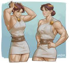 m4rjinn :: арт барышня (арт девушка, art барышня) :: Крепкая девушка :: art  (арт) / смешные картинки и другие приколы: комиксы, гиф анимация, видео,  лучший интеллектуальный юмор.