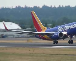 Image of Southwest Airlines plane taking off