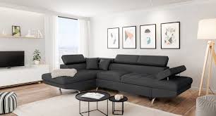 Auchan Canape D Angle Gauche Convertible 4 A 5 Places Chicago Tissu Gris Fonce En 2020 Canape Angle Gauche Canape Angle Canape Angle Convertible