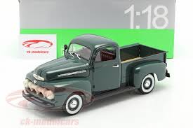 Gracias a su tecnología y sus sistemas puedes llegar hasta donde quieras. Welly 1 18 Ford F 1 Pick Up Year 1951 Green 19847 Model Car 19847 4891761198473