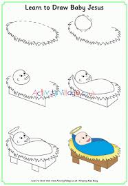 I love baby and i want to huge my baby in my drawing, do you want to make one for yourself? Learn To Draw Baby Jesus