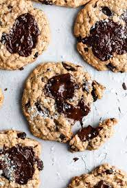 Tahini Oatmeal Chocolate Chunk Cookies Insanely Delicious Tahini Chocolate Chunk Oatmeal Cookies These Best Oatmeal Cookies Chocolate Chunk Cookies Chocolate