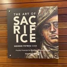 A new exhibition at the Bendigo Military Museum, supported by Bendigo RSL  Sub-Branch, features the work of acclaimed artist George Petrou. George  Petrou started painting portraits while receiving chemotherapy in 2010. What