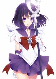 1girl Bishoujo Senshi Sailor Moon Black Hair Bow Brooch Brown Bow Choker Cowboy Shot Elbow Gloves Gloves Sailor Saturn Sailor Moon Manga Sailor Moon Character