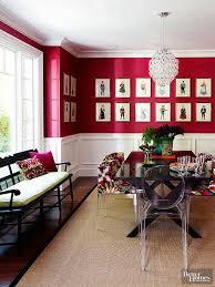 Decorating With Wine Colors Red Dining Room Red Walls Grey Dining Room