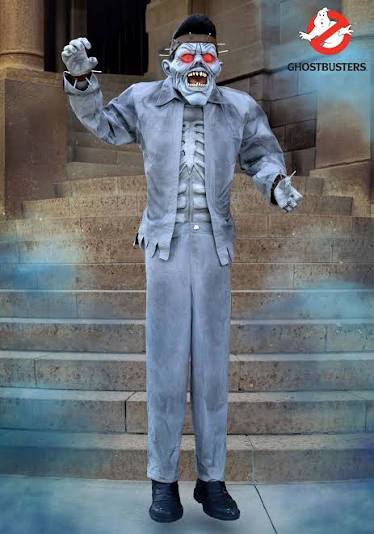 5.8FT Ghostbusters Hanging Tony Scoleri Brothers Animated Decoration | Ghostbusters Decorations | Adult | Adult | ST | Gray | FUN Costumes