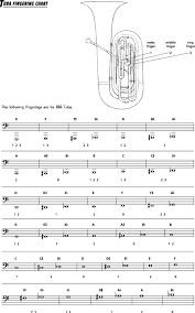 punctilious tuba notes chart sousaphone finger chart 3 valve