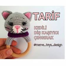 Amigurumi Kedili Dis Kasiyici Cingirak Tarifi 2020 Ayicik Amigurumi Bebek Koyun
