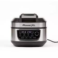Powerxl Grill Air Fryer Combo Silver In 2021 Indoor Grill Air Fryer Grilling