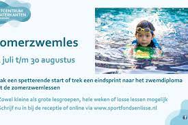 z o m e r z w e m l e s sportcentrum de waterkanten in de zomervakantie van regio midden 22 juli t m 1 september stoppen de zwemlessen zomer zwemmen