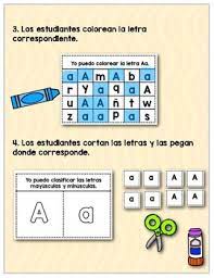 Lenguaje y comunicación •lenguaje escrito. Cuaderno Interactivo Las Letras Del Alfabeto By Silvia Schavz