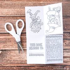 The spruce / miguel co these thanksgiving coloring pages can be printed off in minutes, making them a quick activ. Free Printable Mini Halloween Coloring Book Artsy Fartsy Mama