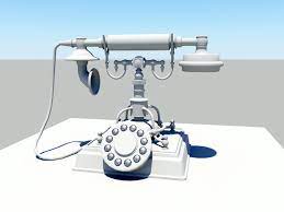 Antique Telephone 3d Model Maya Files Free Download Modeling 47320 On Cadnav Antique Telephone 3d Model Model