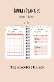 Budget Planner A5 Size