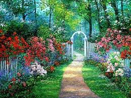 Secret Garden Fantasy Abstract Background Wallpapers On Garden Background Interior Design And Decorating Ideas Secret Garden Landscape Garden Art